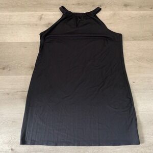 Lands' End Women's Cotton Jersey Halter Neck Swim Cover-up Maxi Dress